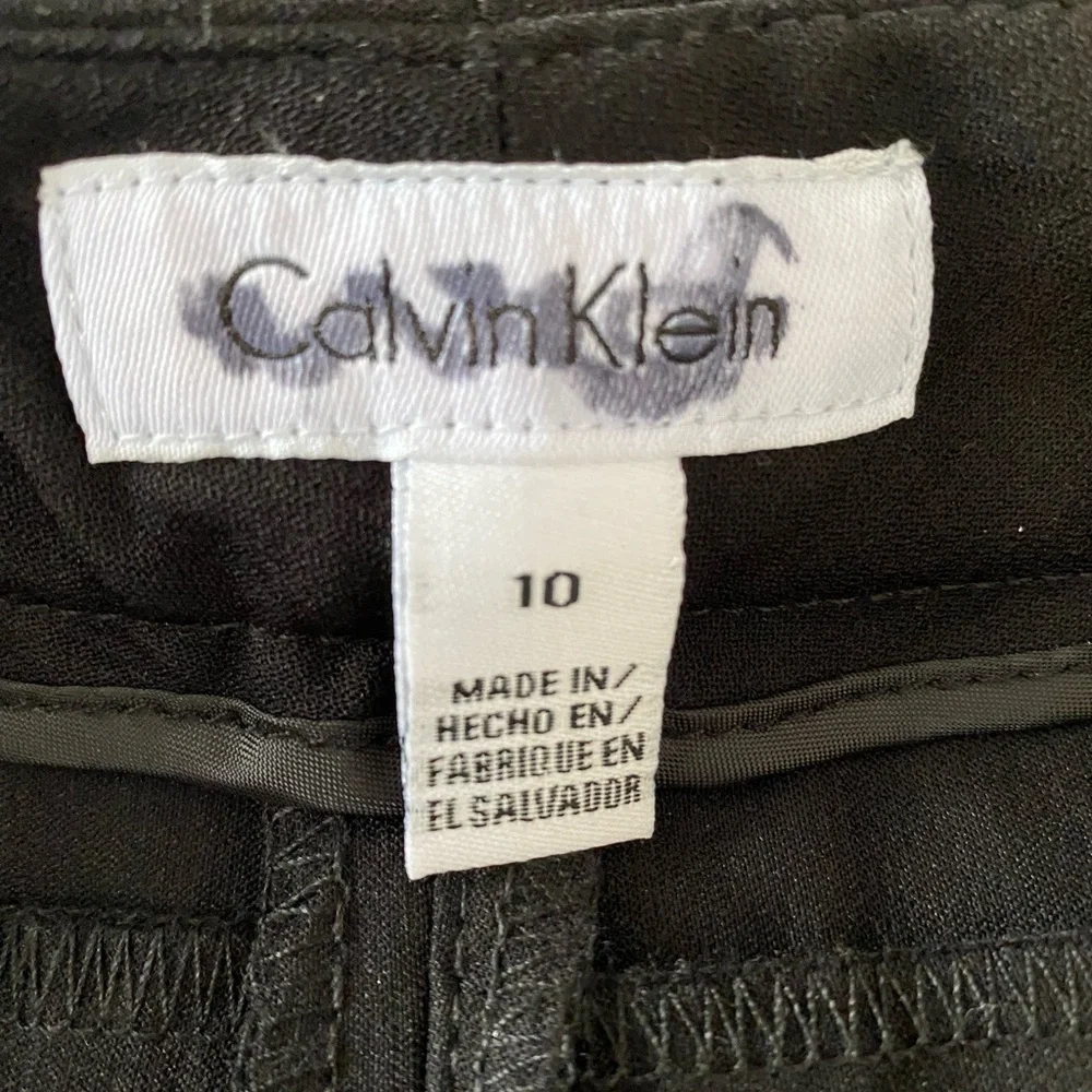 Calvin Klein Black Size 10 Pants
